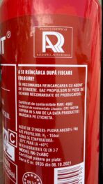 Kit siguranta auto omologat R.A.R ,stingator reincarcabil - imagine 8