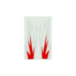 Abtibild culoare alb rosu reflectorizant Cod: AN15