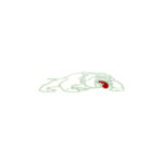 Abtibild Bulldog culoare alb reflectorizant Cod: AN12