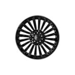Set 4 jante aliaj DY1989 KM 19x8 5x112 compatibile Mercedes GLB X247 2019-2024 negre cu margine diamond cut - imagine 2