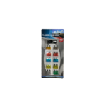 Set 10 sigurante auto cu clema Premium tip NOVA  Cod: T105 Zinc