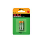 Set 2 acumulatori reincarcabili Kodak R6 650mAH Cod: 95504